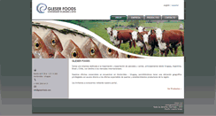 Desktop Screenshot of gleserfoods.com