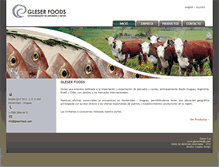 Tablet Screenshot of gleserfoods.com